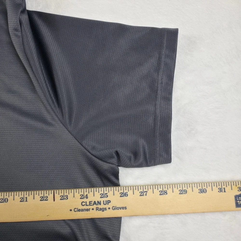 Adidas‎ Polo Shirt Mens 2XL Gray Excellent Aeroready Textured Golf IW5024